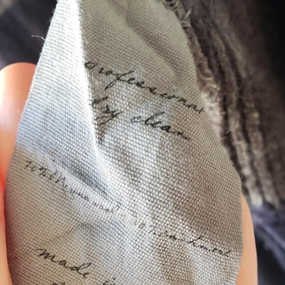 Raquel Allegra Open Front Duster Wool Cashmere Blend Tie Dye Sweater - Picture 8 of 8